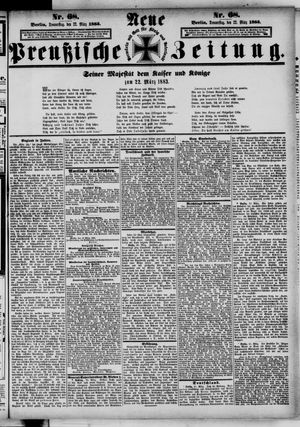 Neue preußische Zeitung vom 22.03.1883