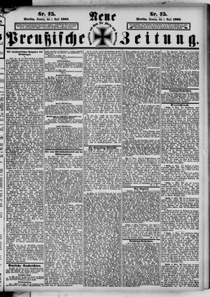 Neue preußische Zeitung vom 01.04.1883