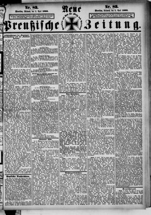 Neue preußische Zeitung vom 11.04.1883