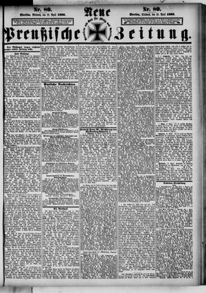 Neue preußische Zeitung vom 18.04.1883