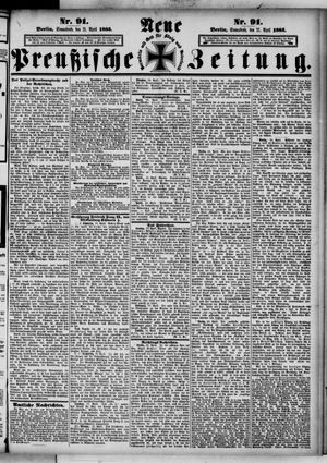 Neue preußische Zeitung vom 21.04.1883