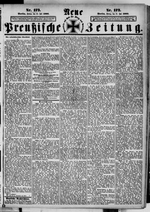 Neue preußische Zeitung vom 27.07.1883
