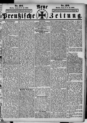Neue preußische Zeitung vom 29.07.1883