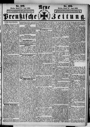 Neue preußische Zeitung vom 01.08.1883