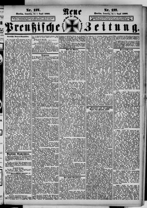 Neue preußische Zeitung vom 02.08.1883