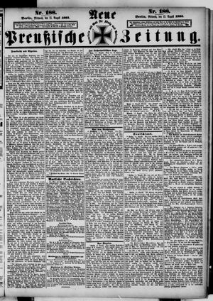 Neue preußische Zeitung vom 15.08.1883