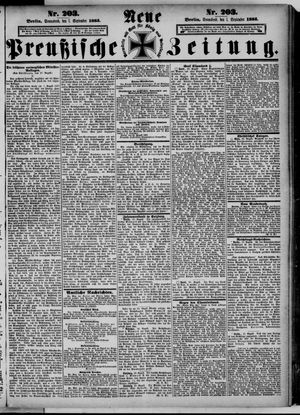 Neue preußische Zeitung vom 01.09.1883
