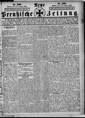 Neue preußische Zeitung vom 21.09.1883