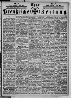 Neue preußische Zeitung vom 06.01.1884
