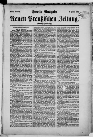 Neue preußische Zeitung vom 09.01.1884