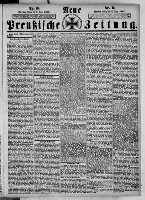Neue preußische Zeitung vom 11.01.1884