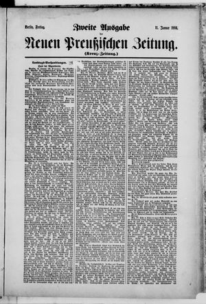 Neue preußische Zeitung vom 11.01.1884