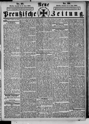 Neue preußische Zeitung vom 26.01.1884