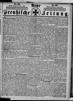 Neue preußische Zeitung vom 06.02.1884