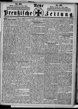 Neue preußische Zeitung vom 07.02.1884
