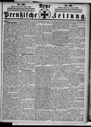 Neue preußische Zeitung vom 12.02.1884