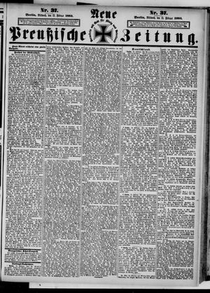 Neue preußische Zeitung vom 13.02.1884