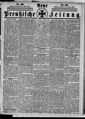 Neue preußische Zeitung vom 16.02.1884