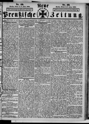 Neue preußische Zeitung vom 20.02.1884