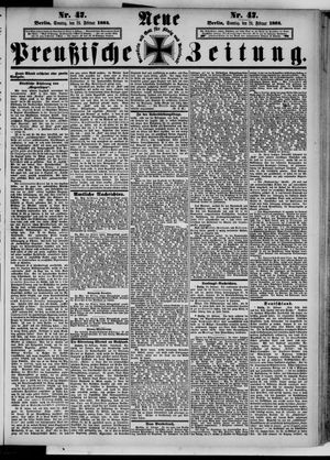 Neue preußische Zeitung vom 24.02.1884