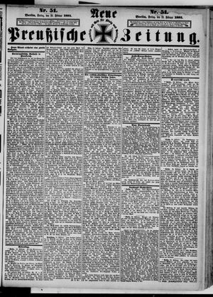 Neue preußische Zeitung vom 29.02.1884