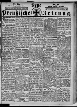 Neue preußische Zeitung vom 04.03.1884