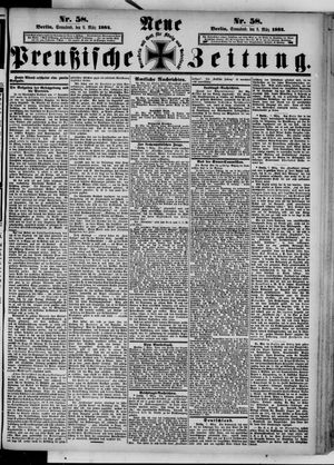 Neue preußische Zeitung vom 08.03.1884