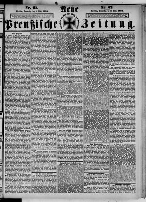 Neue preußische Zeitung vom 13.03.1884