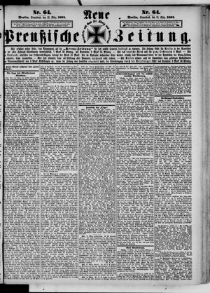 Neue preußische Zeitung vom 15.03.1884