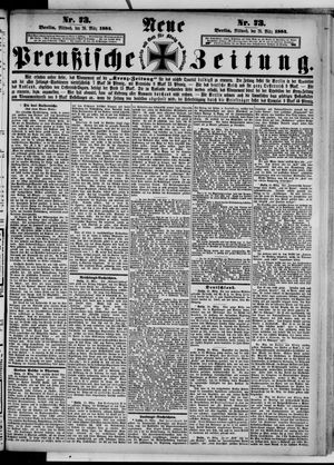 Neue preußische Zeitung vom 26.03.1884