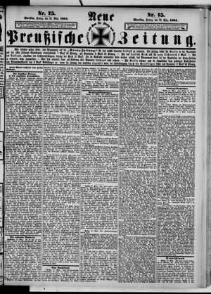 Neue preußische Zeitung vom 28.03.1884