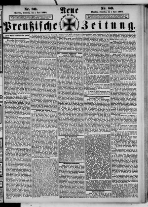 Neue preußische Zeitung vom 03.04.1884