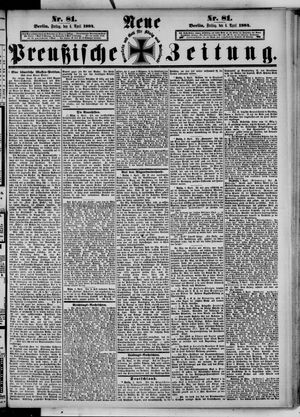 Neue preußische Zeitung vom 04.04.1884