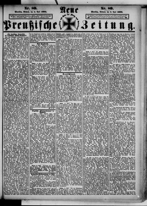 Neue preußische Zeitung vom 16.04.1884