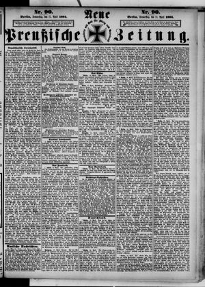 Neue preußische Zeitung vom 17.04.1884
