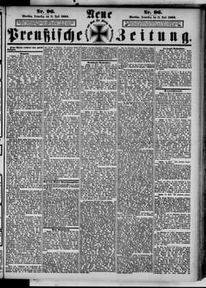 Neue preußische Zeitung vom 24.04.1884
