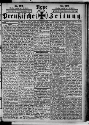Neue preußische Zeitung on May 1, 1884