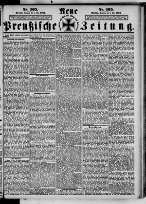 Neue preußische Zeitung vom 04.05.1884