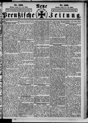 Neue preußische Zeitung vom 06.05.1884