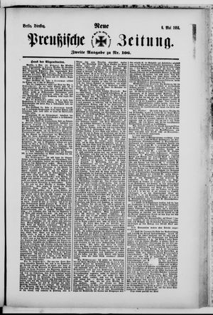 Neue preußische Zeitung vom 06.05.1884