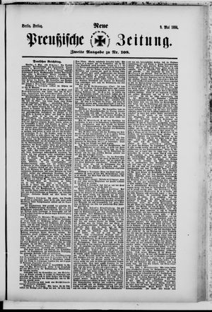 Neue preußische Zeitung vom 09.05.1884