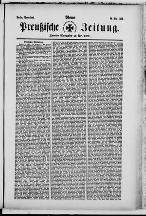 Neue preußische Zeitung vom 10.05.1884