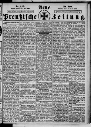 Neue preußische Zeitung vom 11.05.1884