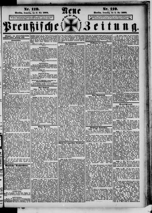 Neue preußische Zeitung vom 22.05.1884