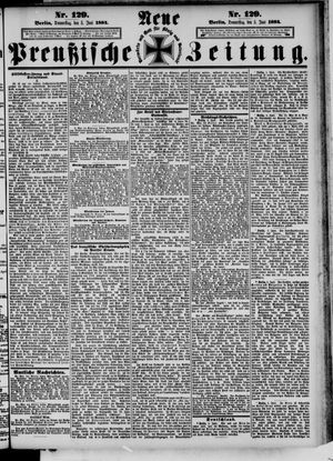 Neue preußische Zeitung vom 05.06.1884