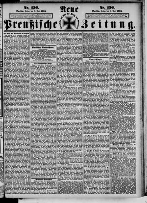 Neue preußische Zeitung vom 13.06.1884