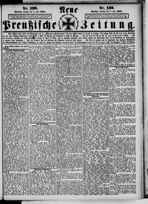 Neue preußische Zeitung vom 17.06.1884