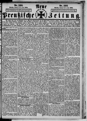 Neue preußische Zeitung vom 22.06.1884