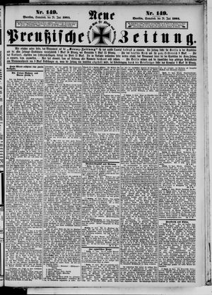 Neue preußische Zeitung vom 28.06.1884