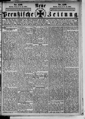 Neue preußische Zeitung vom 29.06.1884